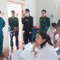 Hội đồng nghĩa vụ quân sự xã Định Công tổ chức khám sơ tuyển sức khỏe nghĩa vụ quân sự, nghĩa vụ tham gia Công an nhân dân năm 2024
