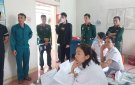 Hội đồng nghĩa vụ quân sự xã Định Công tổ chức khám sơ tuyển sức khỏe nghĩa vụ quân sự, nghĩa vụ tham gia Công an nhân dân năm 2024